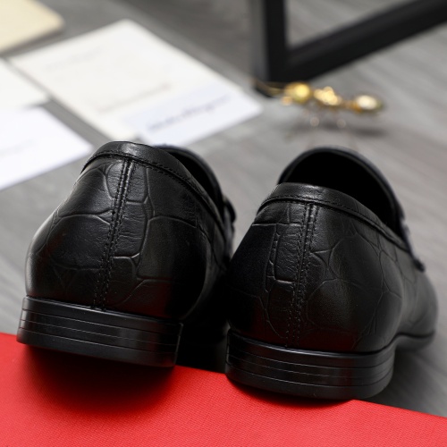 Replica Salvatore Ferragamo Leather Shoes For Men #1220997 $80.00 USD for Wholesale