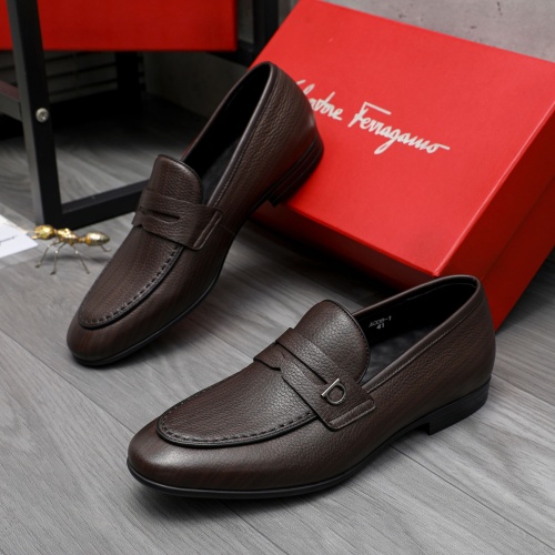 Replica Salvatore Ferragamo Leather Shoes For Men #1221001, $80.00 USD, [ITEM#1221001], Replica Salvatore Ferragamo Leather Shoes outlet from China