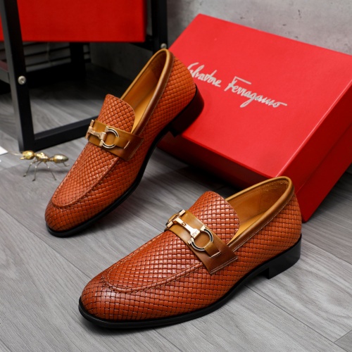 Replica Salvatore Ferragamo Leather Shoes For Men #1221003, $82.00 USD, [ITEM#1221003], Replica Salvatore Ferragamo Leather Shoes outlet from China