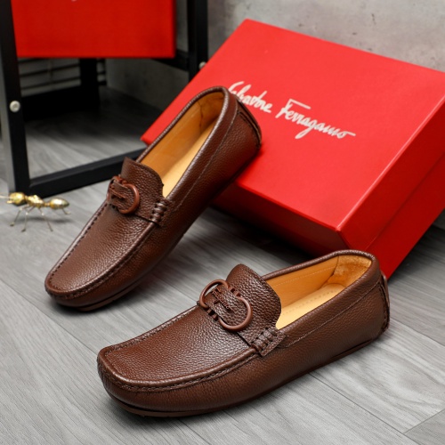 Replica Salvatore Ferragamo Leather Shoes For Men #1221161, $82.00 USD, [ITEM#1221161], Replica Salvatore Ferragamo Leather Shoes outlet from China