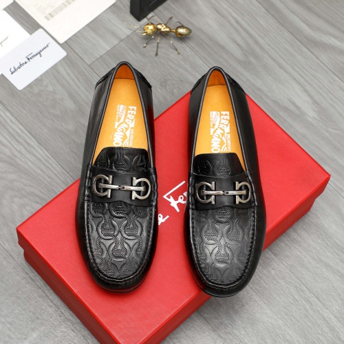 Replica Salvatore Ferragamo Leather Shoes For Men #1221233, $76.00 USD, [ITEM#1221233], Replica Salvatore Ferragamo Leather Shoes outlet from China