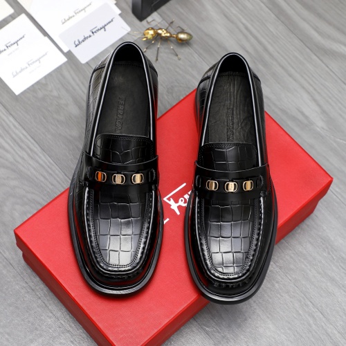 Replica Salvatore Ferragamo Leather Shoes For Men #1221263, $92.00 USD, [ITEM#1221263], Replica Salvatore Ferragamo Leather Shoes outlet from China