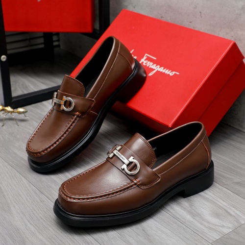 Replica Salvatore Ferragamo Leather Shoes For Men #1221272, $92.00 USD, [ITEM#1221272], Replica Salvatore Ferragamo Leather Shoes outlet from China