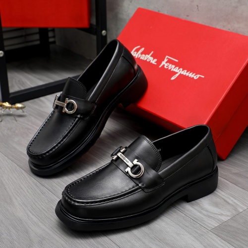 Replica Salvatore Ferragamo Leather Shoes For Men #1221273, $92.00 USD, [ITEM#1221273], Replica Salvatore Ferragamo Leather Shoes outlet from China