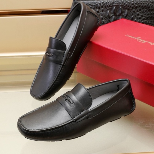 Replica Salvatore Ferragamo Leather Shoes For Men #1221529, $118.00 USD, [ITEM#1221529], Replica Salvatore Ferragamo Leather Shoes outlet from China