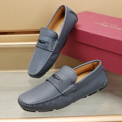 Replica Salvatore Ferragamo Leather Shoes For Men #1221540, $118.00 USD, [ITEM#1221540], Replica Salvatore Ferragamo Leather Shoes outlet from China