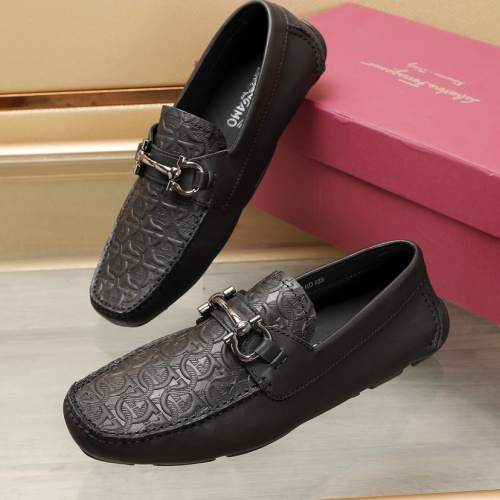 Replica Salvatore Ferragamo Leather Shoes For Men #1221550, $118.00 USD, [ITEM#1221550], Replica Salvatore Ferragamo Leather Shoes outlet from China