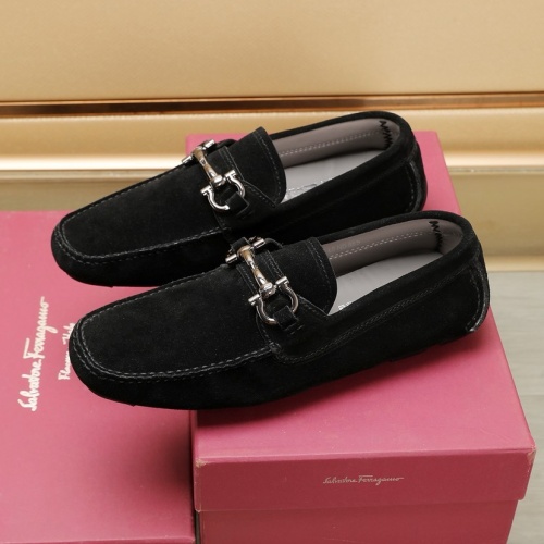 Replica Salvatore Ferragamo Leather Shoes For Men #1221557, $118.00 USD, [ITEM#1221557], Replica Salvatore Ferragamo Leather Shoes outlet from China