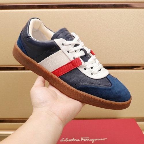 Replica Salvatore Ferragamo Casual Shoes For Men #1221636 $130.00 USD for Wholesale