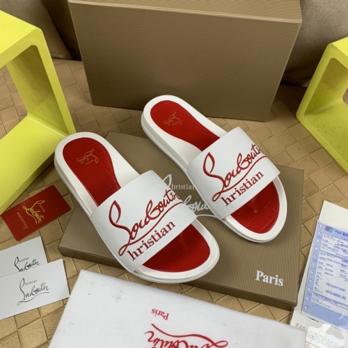 Replica Christian Louboutin CL Slippers For Men #1221760, $68.00 USD, [ITEM#1221760], Replica Christian Louboutin CL Slippers outlet from China