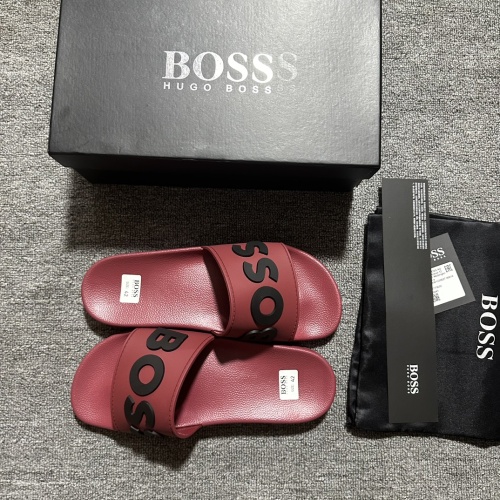 Replica Boss Slippers For Men #1221772 $45.00 USD for Wholesale