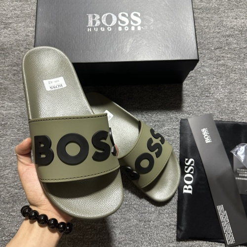 Replica Boss Slippers For Men #1221773, $45.00 USD, [ITEM#1221773], Replica Boss Slippers outlet from China