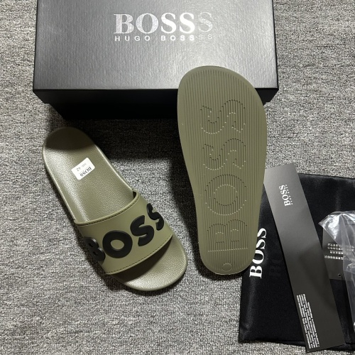 Replica Boss Slippers For Men #1221773 $45.00 USD for Wholesale