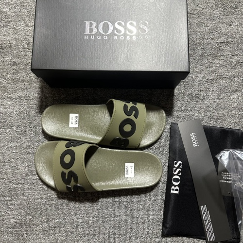 Replica Boss Slippers For Men #1221773 $45.00 USD for Wholesale