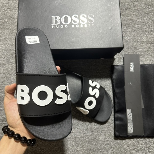 Replica Boss Slippers For Men #1221774, $45.00 USD, [ITEM#1221774], Replica Boss Slippers outlet from China