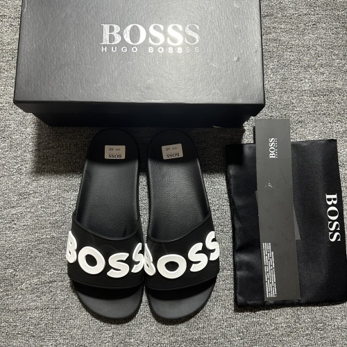 Replica Boss Slippers For Men #1221774 $45.00 USD for Wholesale