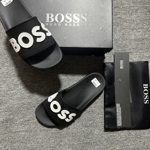 Replica Boss Slippers For Men #1221774 $45.00 USD for Wholesale