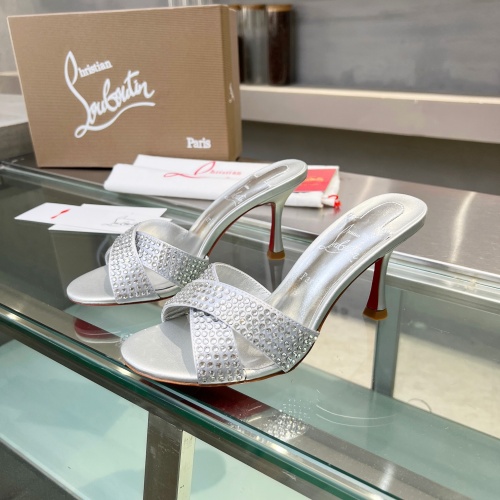 Replica Christian Louboutin CL Slippers For Women #1221779, $102.00 USD, [ITEM#1221779], Replica Christian Louboutin CL Slippers outlet from China