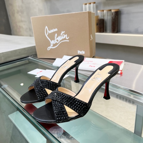 Replica Christian Louboutin CL Slippers For Women #1221781, $102.00 USD, [ITEM#1221781], Replica Christian Louboutin CL Slippers outlet from China