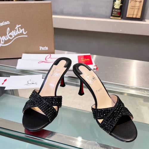 Replica Christian Louboutin CL Slippers For Women #1221781 $102.00 USD for Wholesale