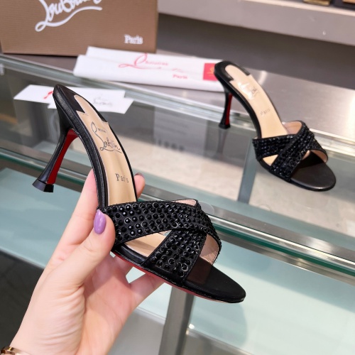 Replica Christian Louboutin CL Slippers For Women #1221781 $102.00 USD for Wholesale