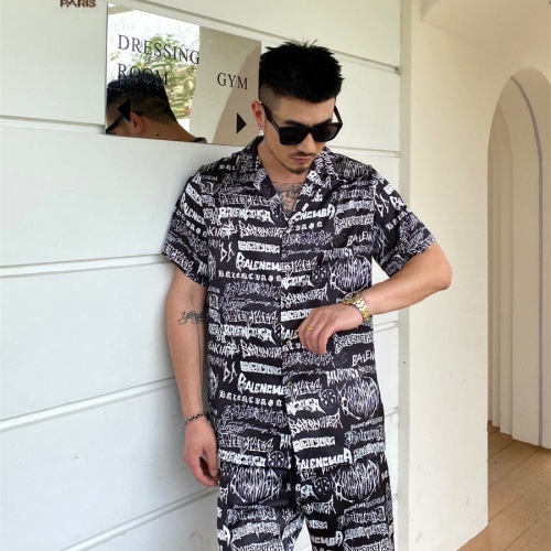 Replica Balenciaga Fashion Tracksuits Short Sleeved For Men #1221783 $72.00 USD for Wholesale