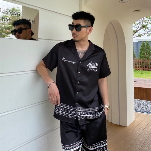 Replica Amiri Tracksuits Short Sleeved For Men #1221785 $72.00 USD for Wholesale