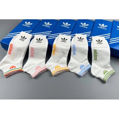 Replica Adidas Socks For Women #1222004 $25.00 USD for Wholesale