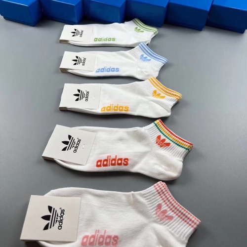 Replica Adidas Socks For Women #1222004 $25.00 USD for Wholesale