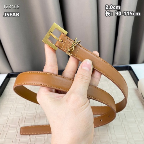 Replica Yves Saint Laurent AAA Quality Belts For Women #1222075, $48.00 USD, [ITEM#1222075], Replica Yves Saint Laurent AAA Quality Belts outlet from China