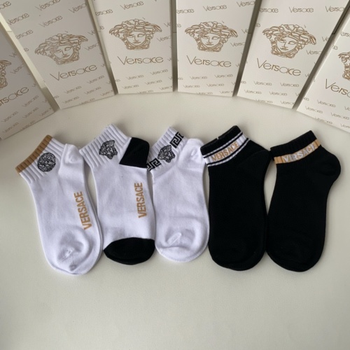 Replica Versace Socks #1222082, $25.00 USD, [ITEM#1222082], Replica Versace Socks outlet from China