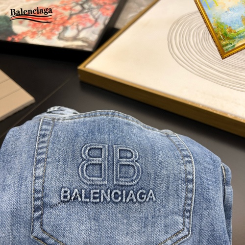 Replica Balenciaga Jeans For Men #1222496 $48.00 USD for Wholesale