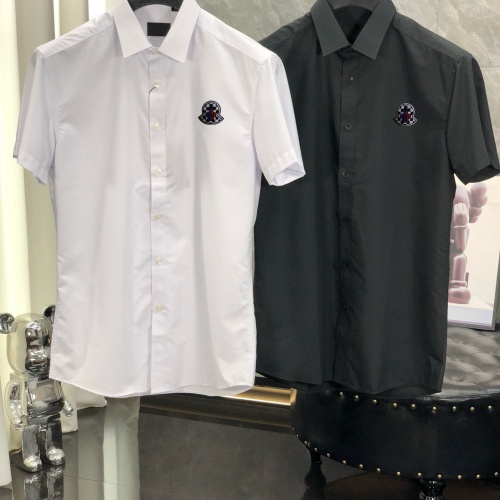 Replica Moncler Shirts Short Sleeved For Men #1222499 $38.00 USD for Wholesale