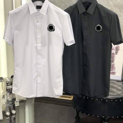 Replica Moncler Shirts Short Sleeved For Men #1222517 $38.00 USD for Wholesale