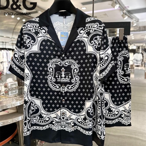 Replica Dolce &amp; Gabbana D&amp;G Tracksuits Short Sleeved For Men #1222545, $72.00 USD, [ITEM#1222545], Replica Dolce &amp; Gabbana D&amp;G Tracksuits outlet from China