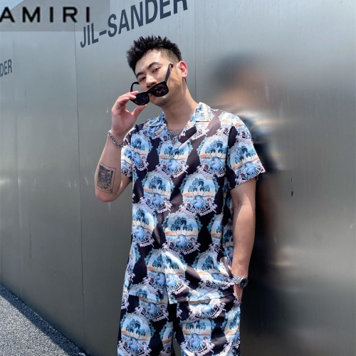 Replica Amiri Tracksuits Short Sleeved For Men #1222548 $72.00 USD for Wholesale