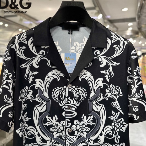 Replica Dolce & Gabbana D&G Tracksuits Short Sleeved For Men #1222576 $72.00 USD for Wholesale