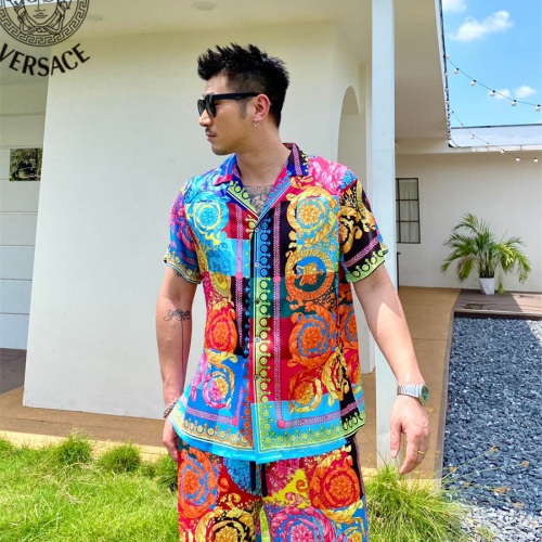 Replica Versace Tracksuits Short Sleeved For Men #1222581 $72.00 USD for Wholesale