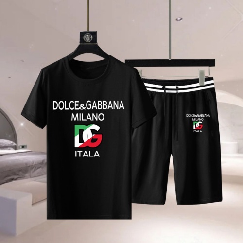 Replica Dolce &amp; Gabbana D&amp;G Tracksuits Short Sleeved For Men #1222618, $68.00 USD, [ITEM#1222618], Replica Dolce &amp; Gabbana D&amp;G Tracksuits outlet from China