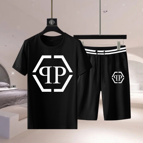 Replica Philipp Plein PP Tracksuits Short Sleeved For Men #1222630, $68.00 USD, [ITEM#1222630], Replica Philipp Plein PP Tracksuits outlet from China