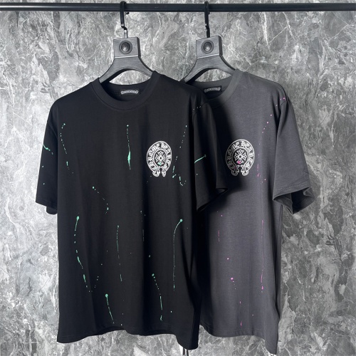 Replica Chrome Hearts T-Shirts Short Sleeved For Unisex #1223298 $45.00 USD for Wholesale