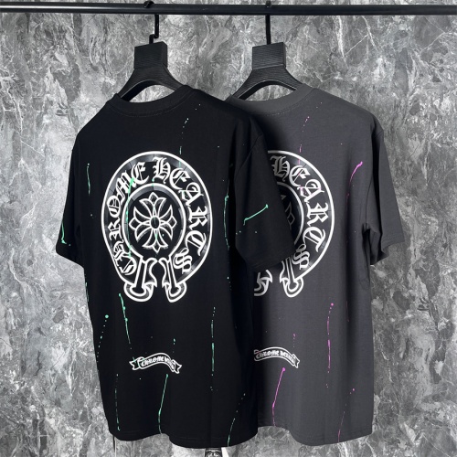 Replica Chrome Hearts T-Shirts Short Sleeved For Unisex #1223298 $45.00 USD for Wholesale