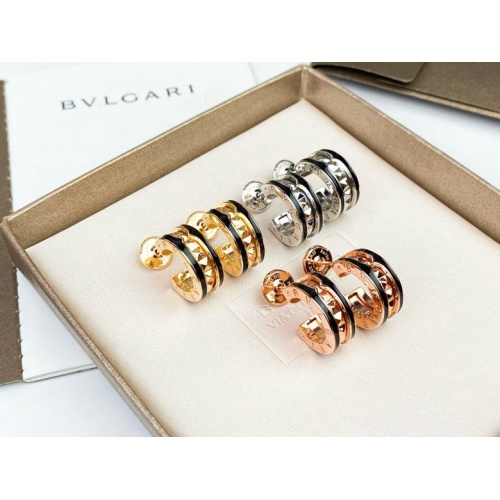 Replica Bvlgari Earrings For Women #1223355 $34.00 USD for Wholesale