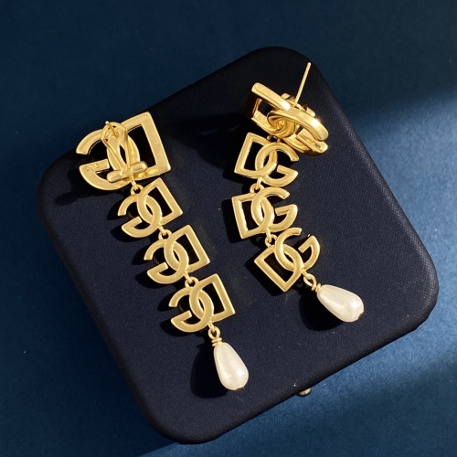 Replica Dolce & Gabbana D&G Earrings For Women #1223433 $32.00 USD for Wholesale