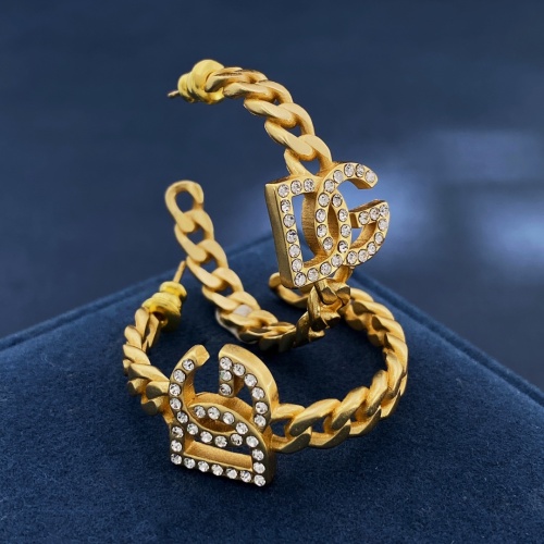 Replica Dolce & Gabbana D&G Earrings For Women #1223435 $32.00 USD for Wholesale