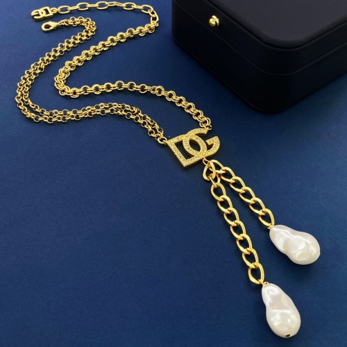 Replica Dolce & Gabbana Necklaces For Women #1223456 $34.00 USD for Wholesale