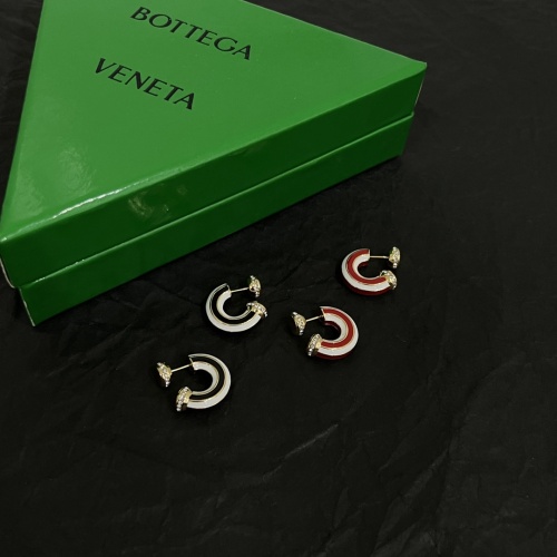 Replica Bottega Veneta Earrings For Women #1223746 $38.00 USD for Wholesale