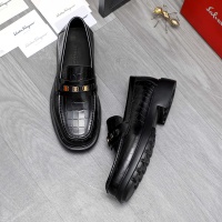 $92.00 USD Salvatore Ferragamo Leather Shoes For Men #1221263