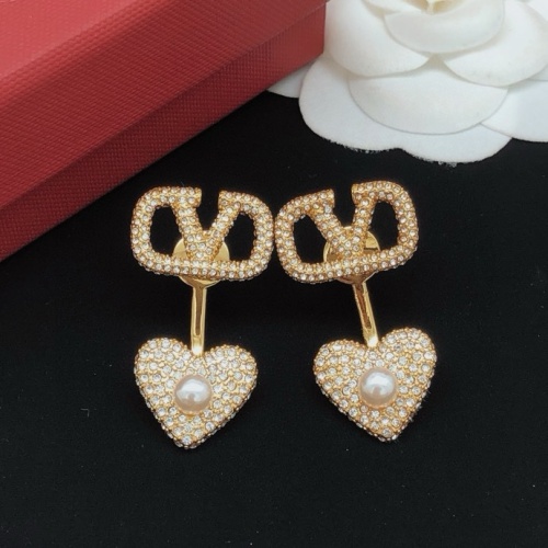 Replica Valentino Earrings For Women #1223992 $36.00 USD for Wholesale