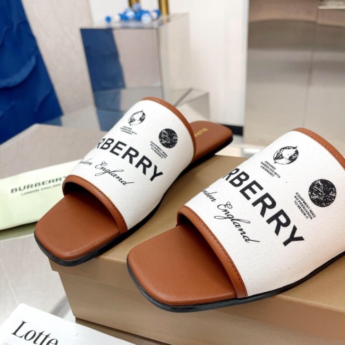 Replica Burberry Slippers For Women #1224558 $88.00 USD for Wholesale